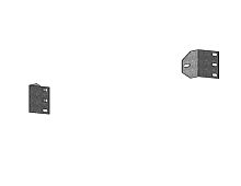 Комплект кронштейнов (2шт,) для Din-рейки для ВРУ Unit EKF PROxima | код  mb-15-kd | EKF